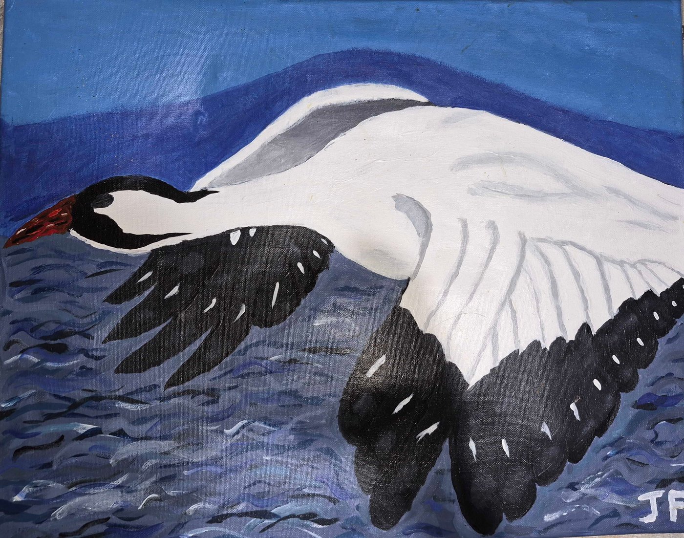 Snow goose painting